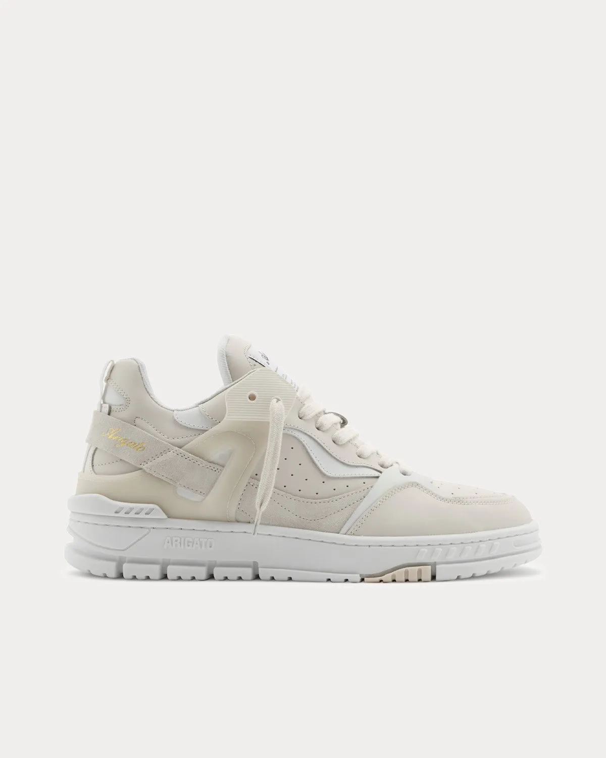 Astro Beige / White Low Top Sneakers