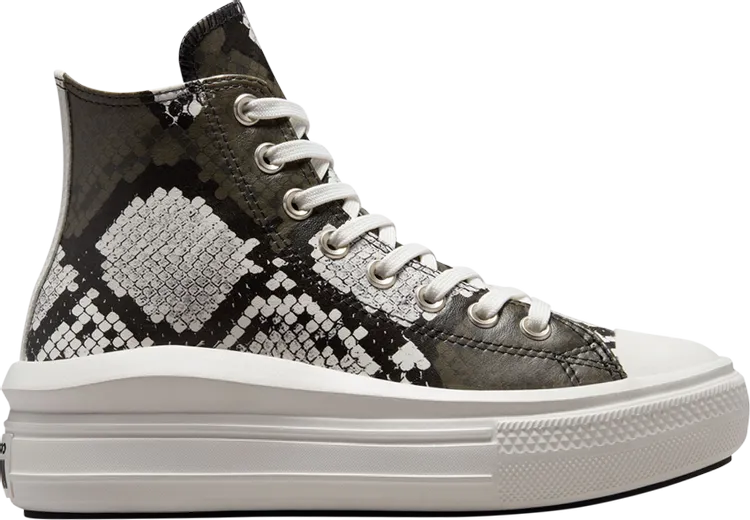 Converse Chuck Taylor All Star Move High Authentic Glam Sneakers, Black