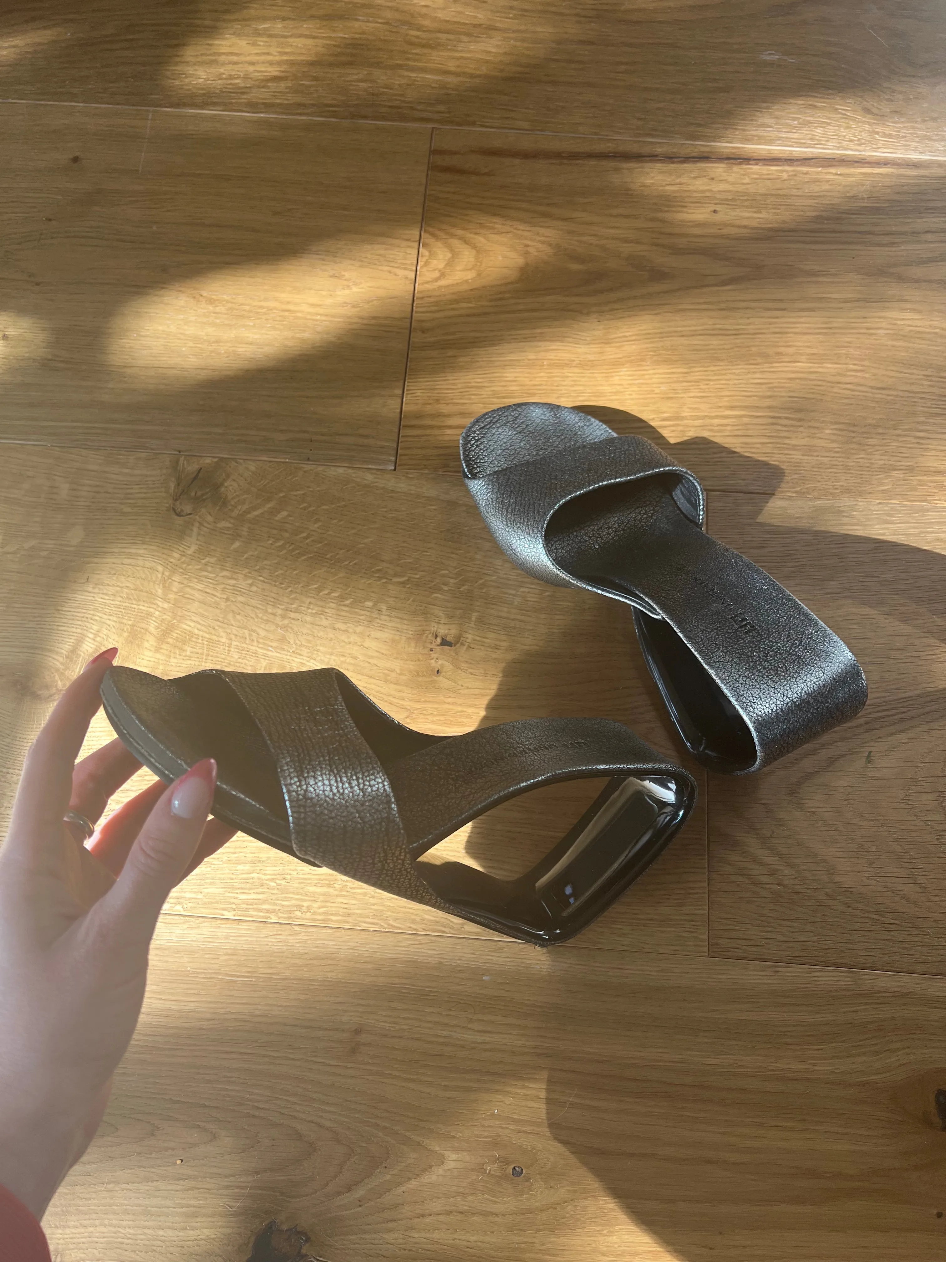 Gunmetal Wedges