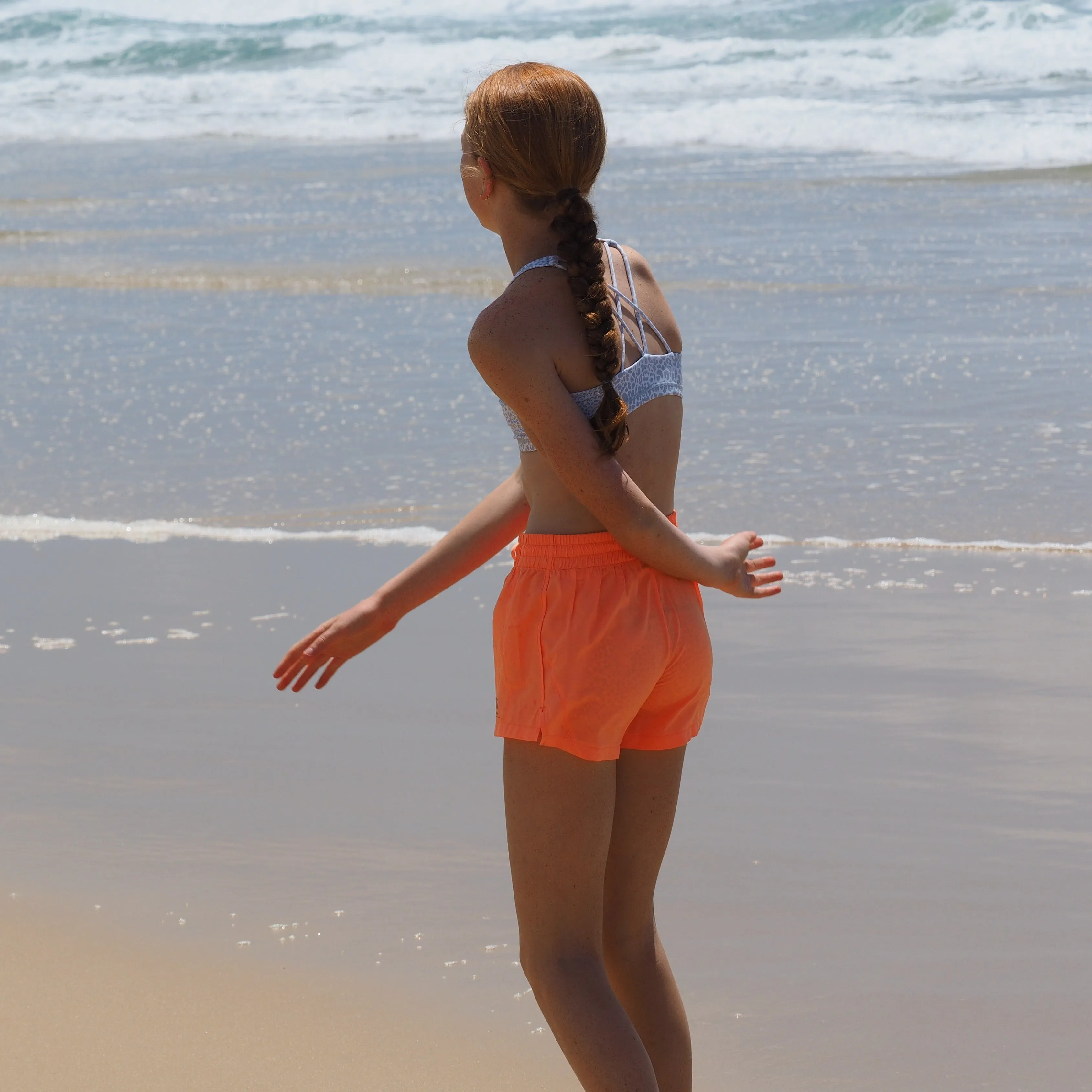 IMPI Cool Down Shorts - Papaya