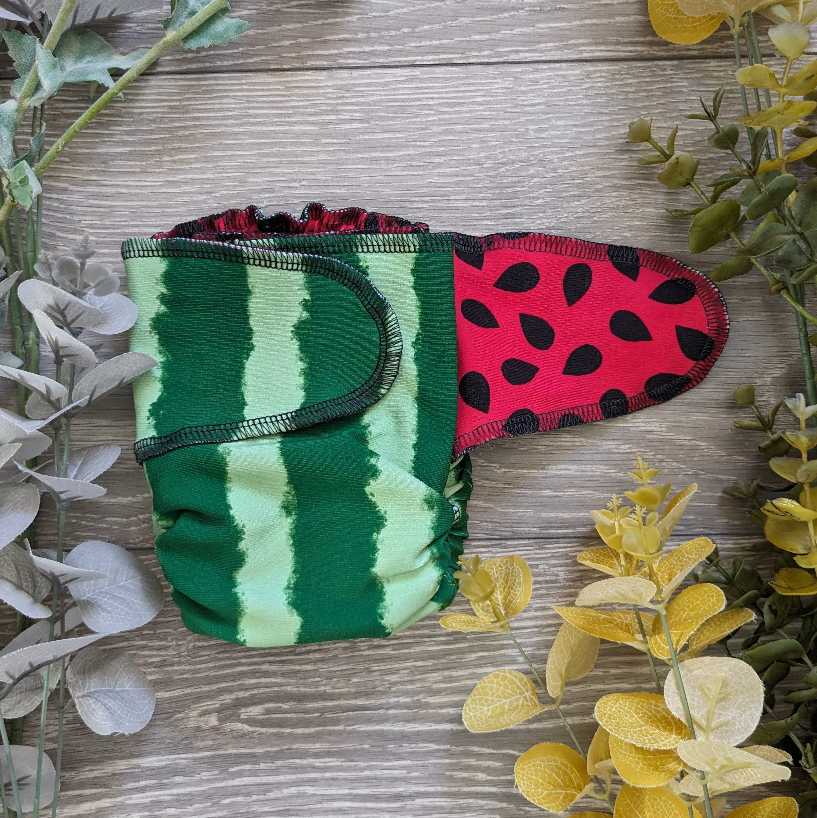Newborn elastic preflats custom