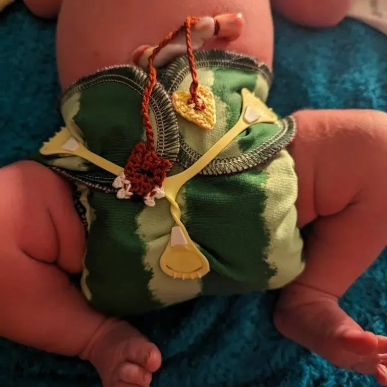 Newborn elastic preflats custom