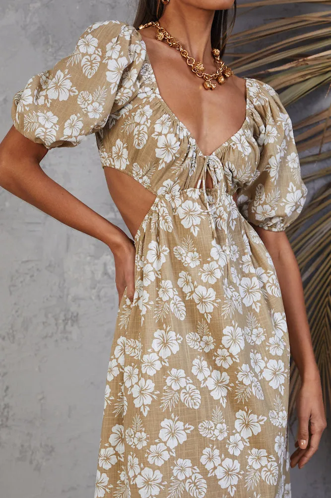 So It Goes Midi Dress
